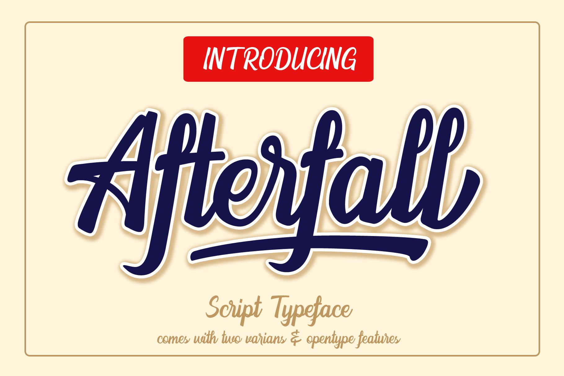 Afterfall Font