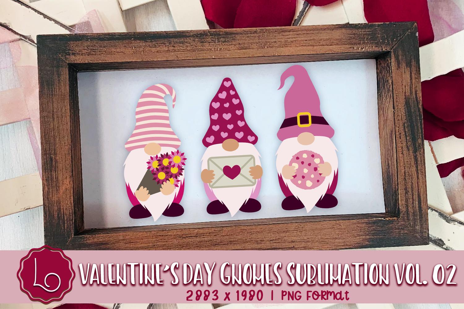 Valentine's Day Gnomes Sublimation Vol 2