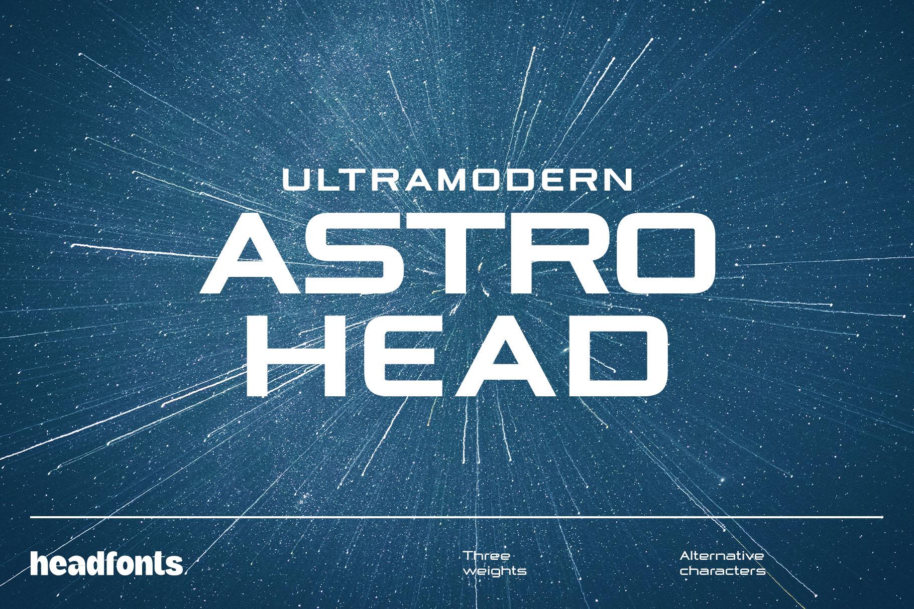 Astrohead Font