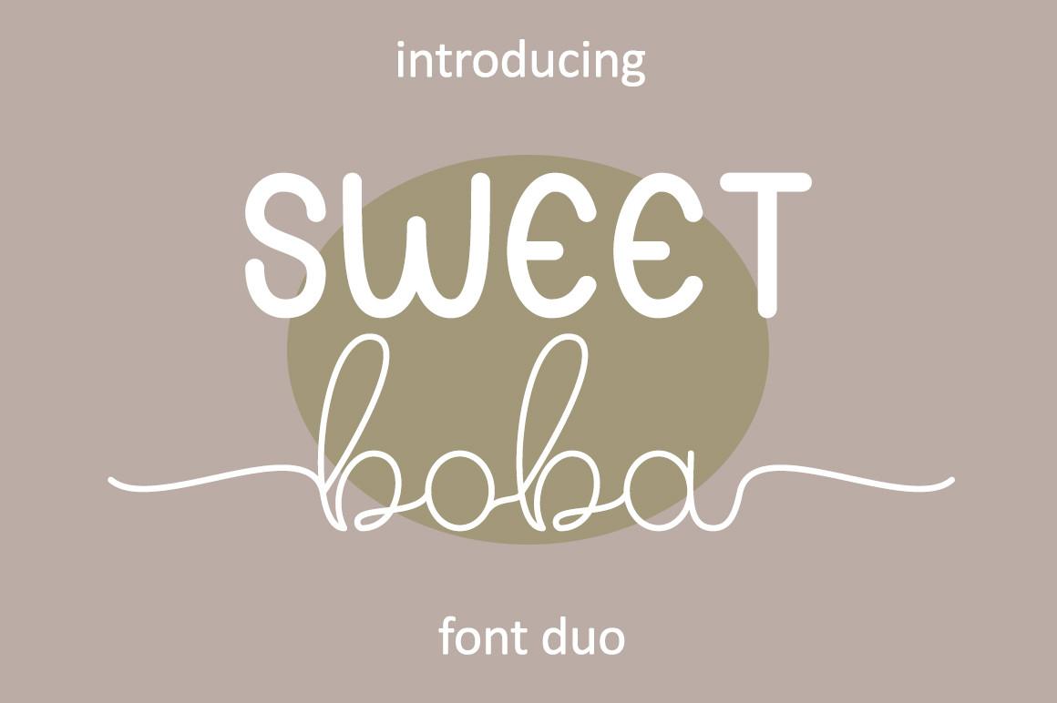 Sweet Boba Font
