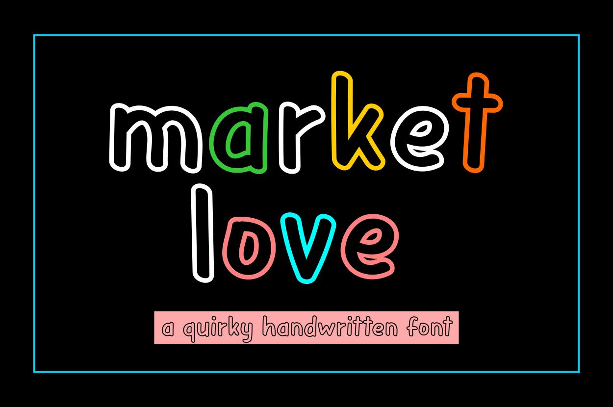 Market Love Font