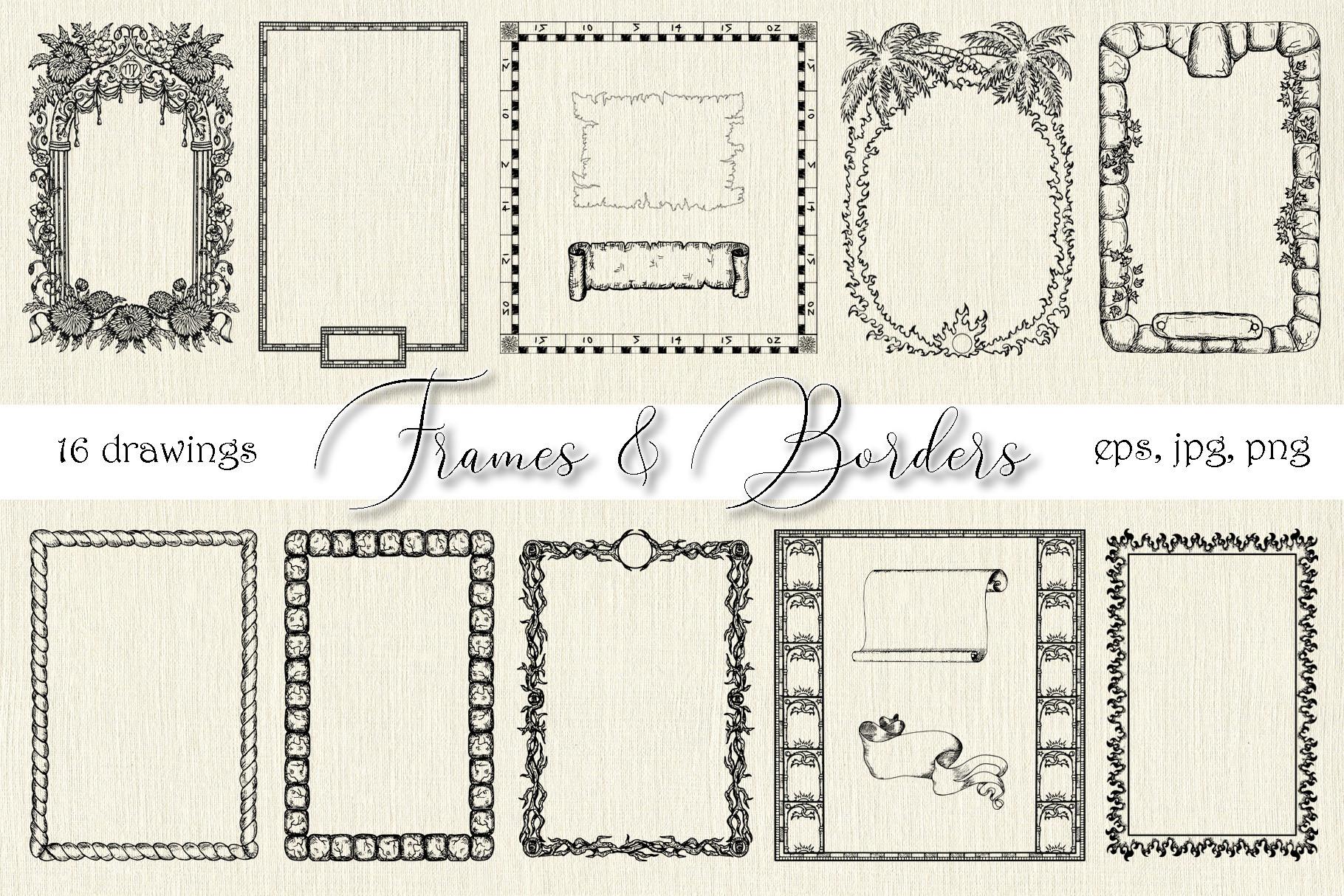 Frames and Borders