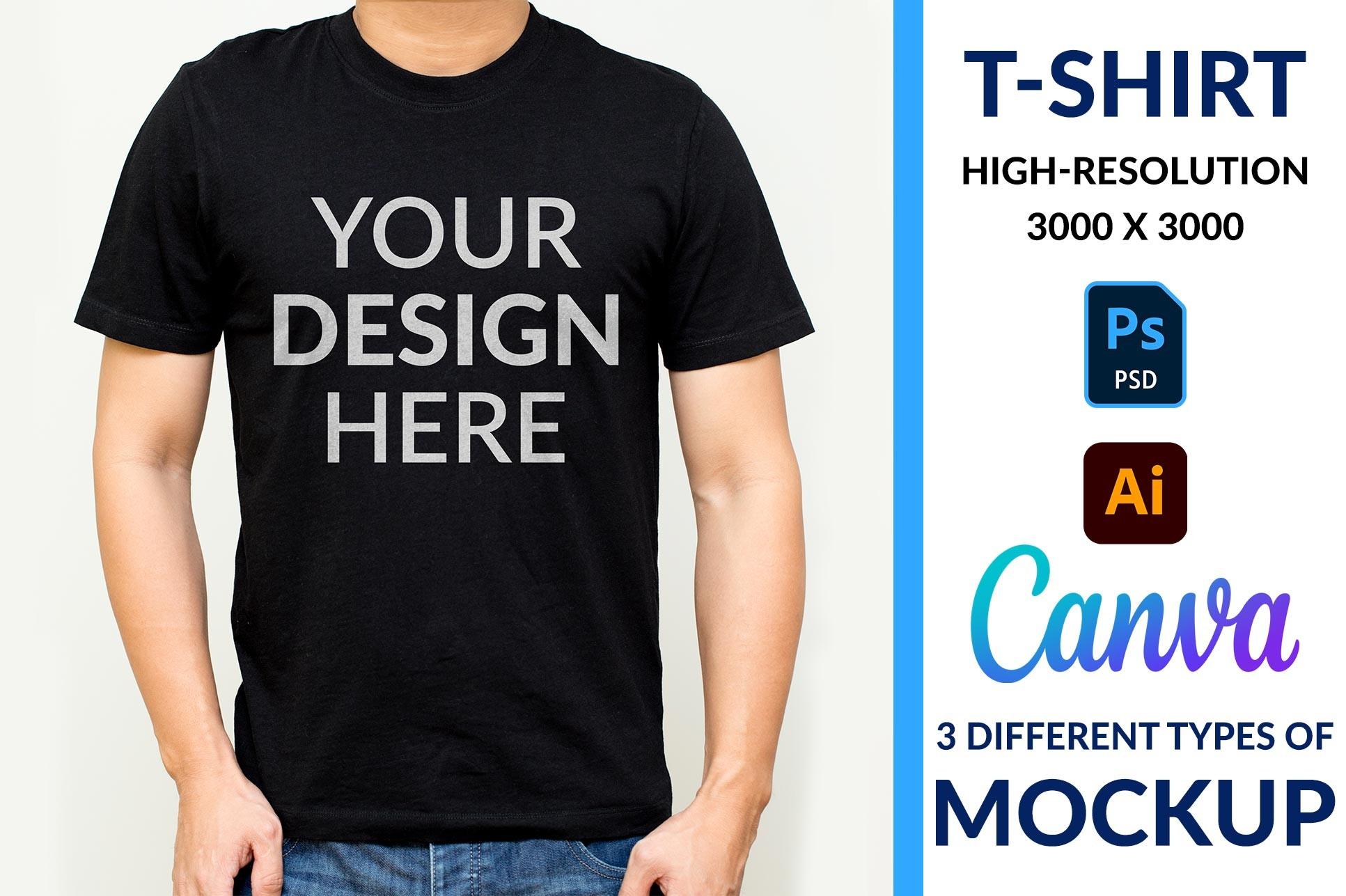 T Shirt Mockups for Your T Shirt Design