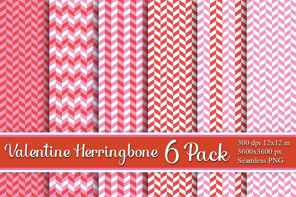 Valentine Digital Patterns Herringbone