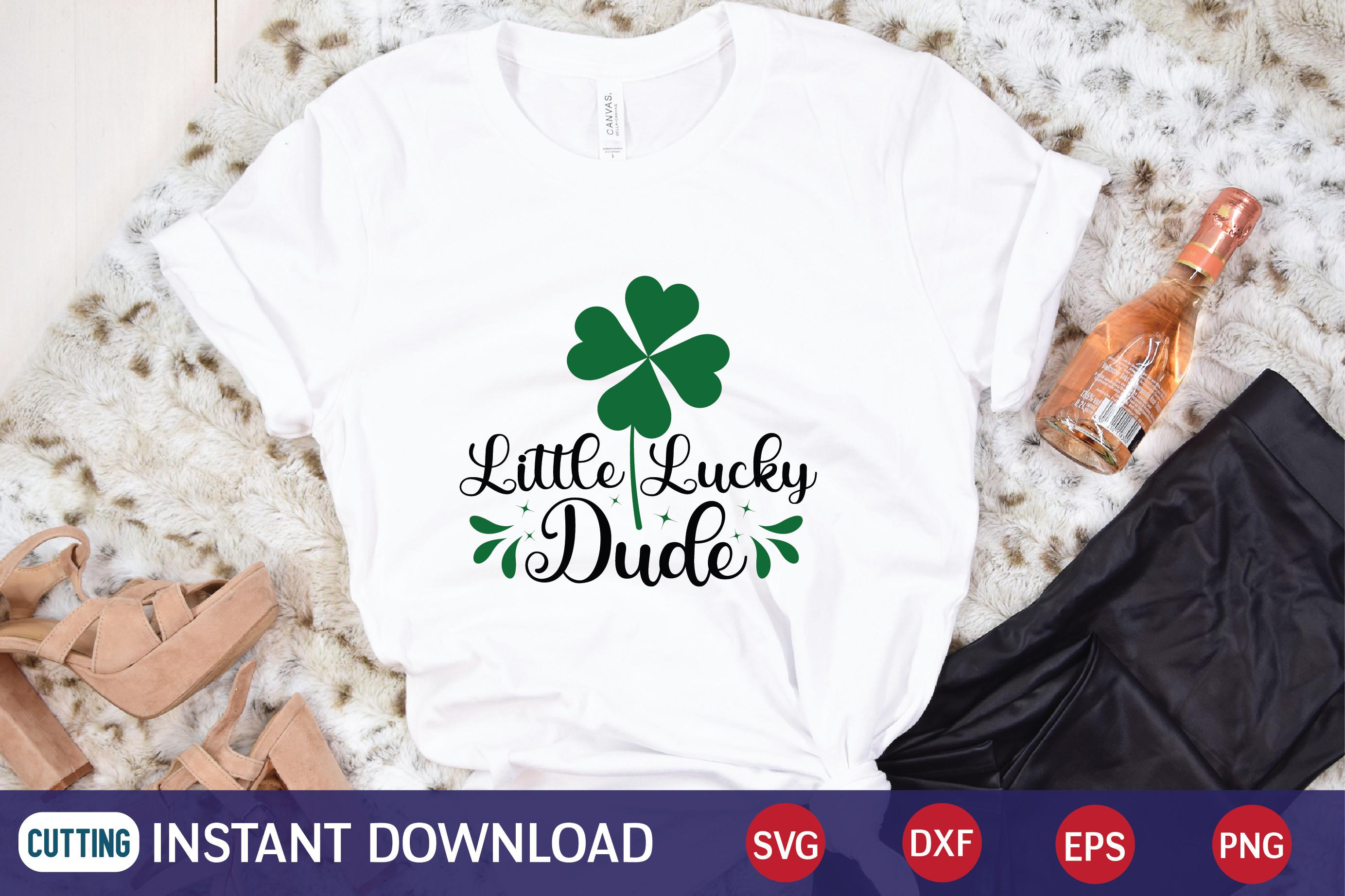 Little Lucky Dude T-Shirt Design