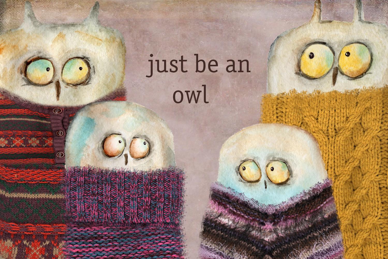 Illustrations of Owls