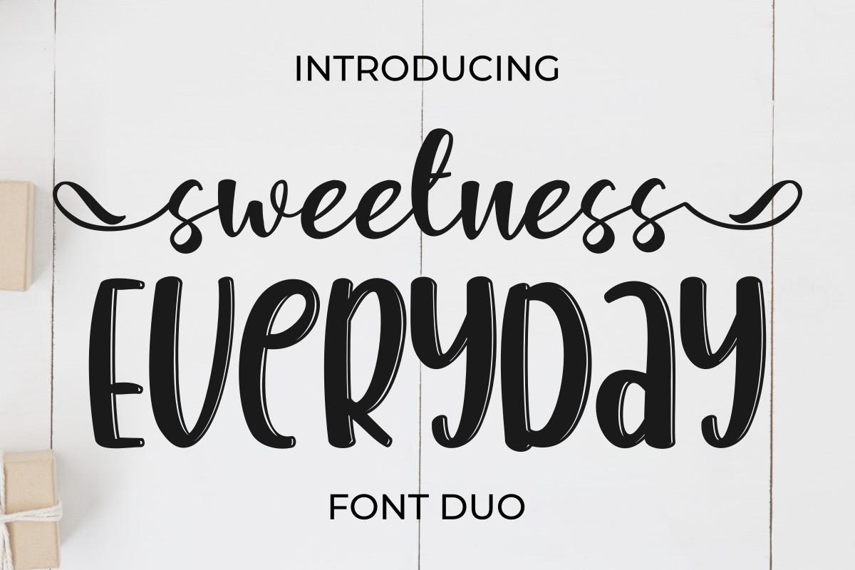 Sweetness Everyday Duo Font