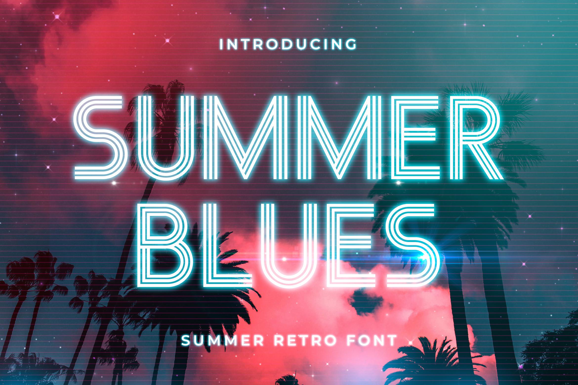 Summer Blues Font