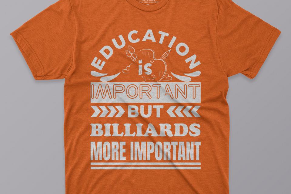 Education is Important but Billiards