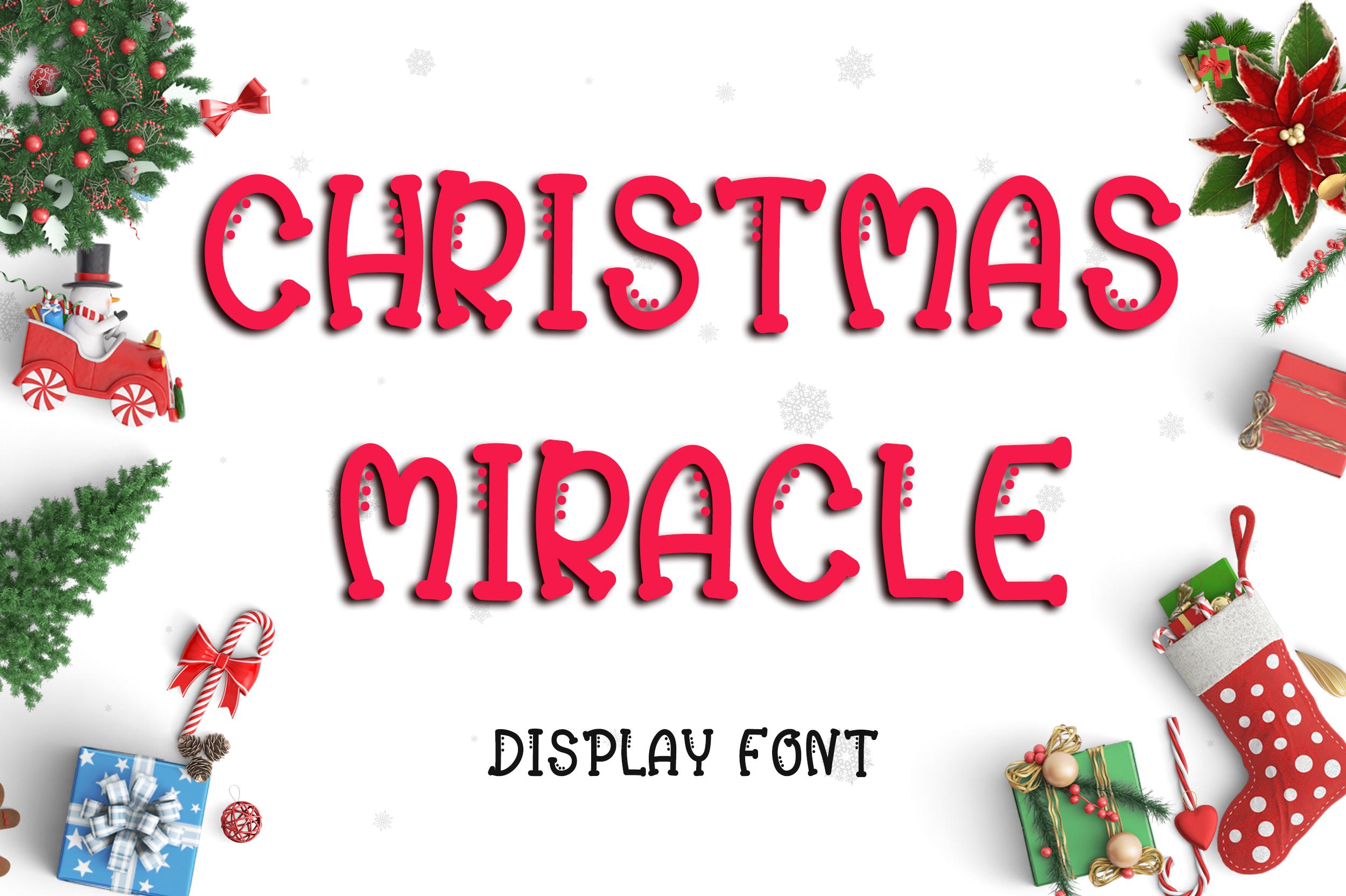 Christmas Miracle Font