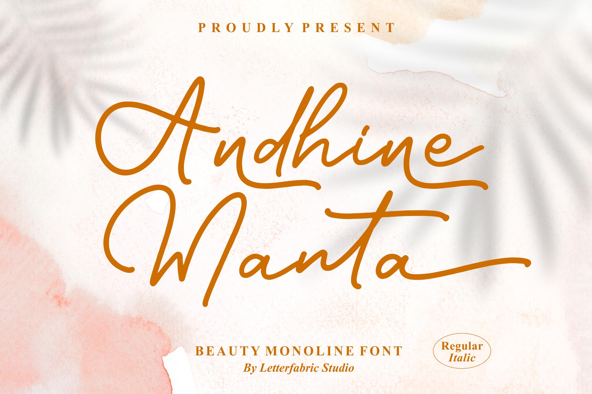 Andhine Manta Font