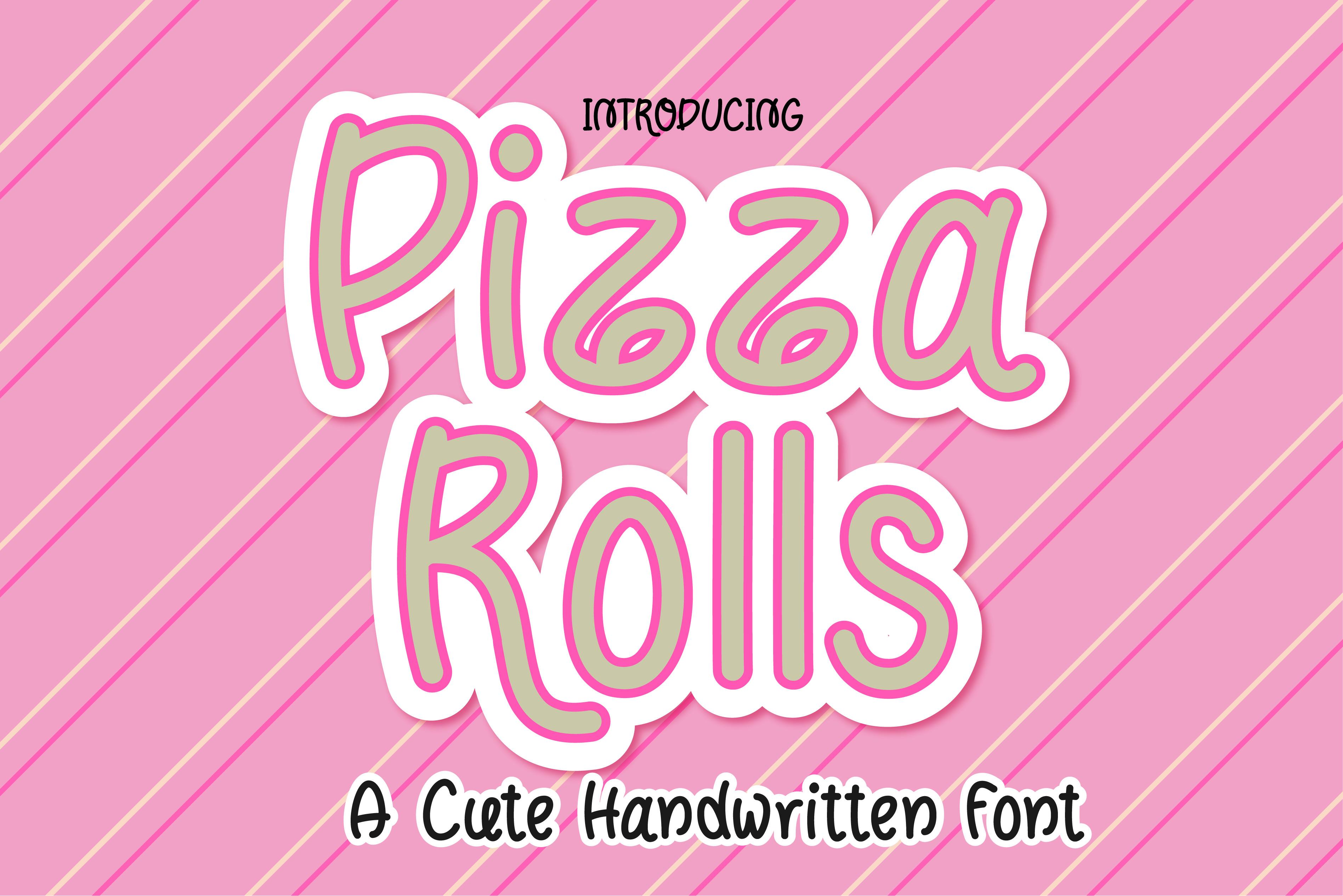 Pizza Rolls Font