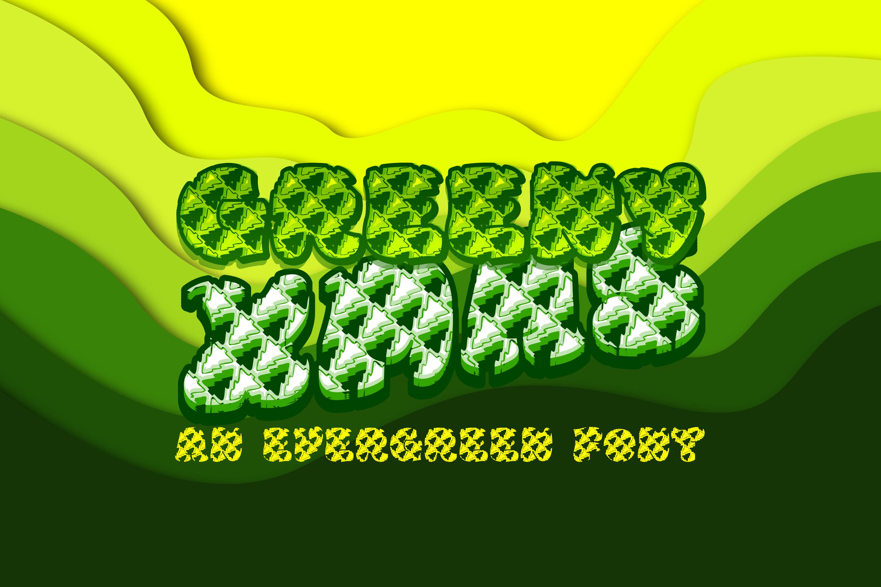 Greeny Xmas Font