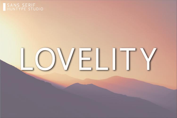 Lovelity Font
