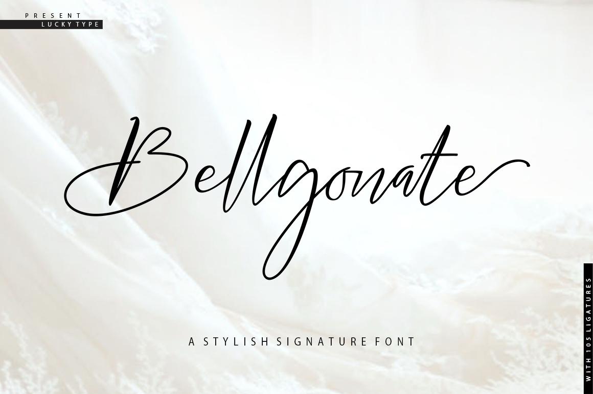 Bellgonate Script Font
