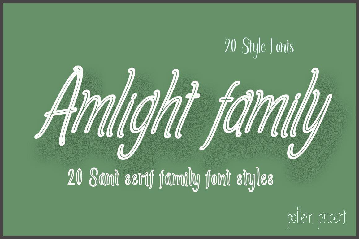 Amlight Family Font