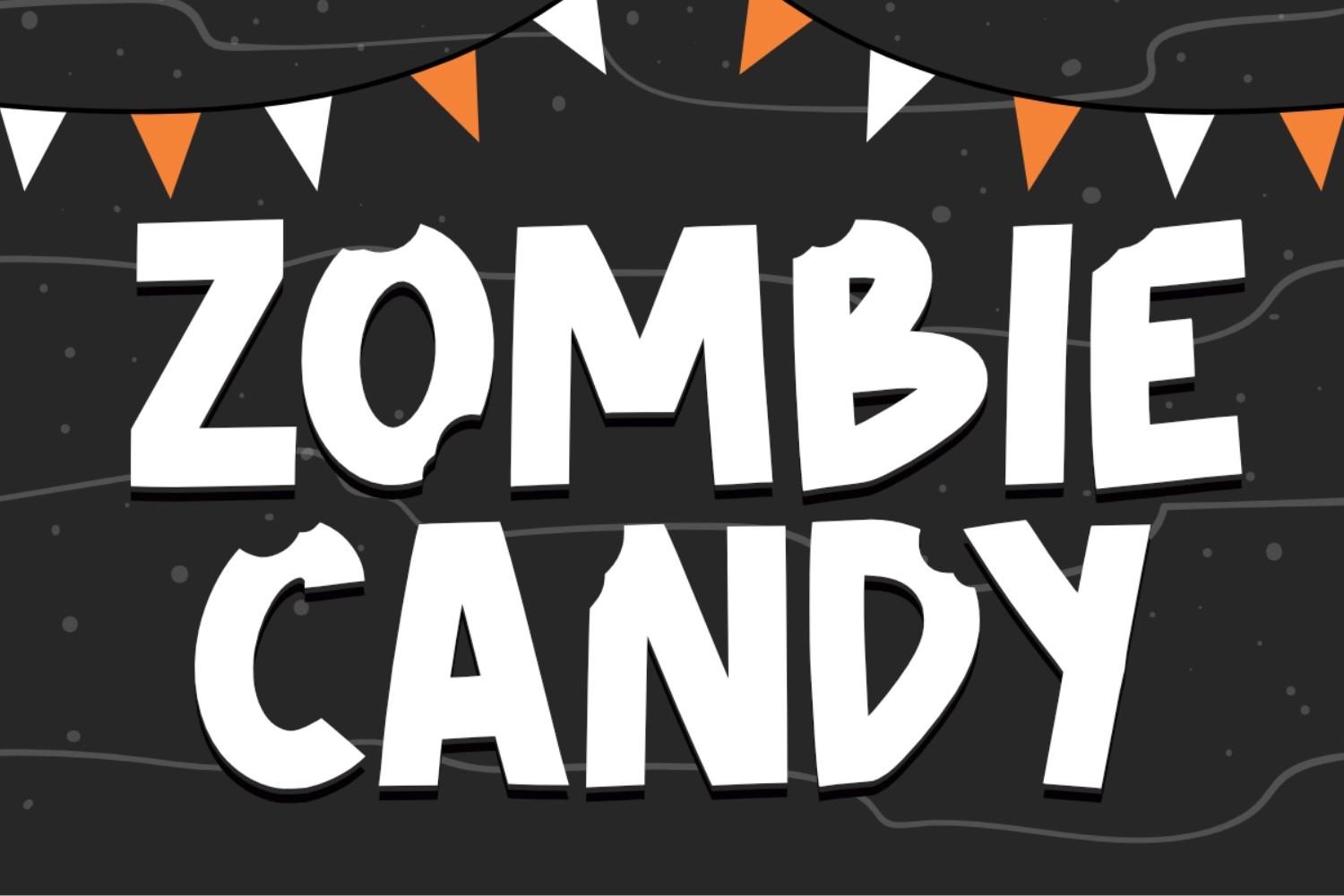 Zombie Candy Font