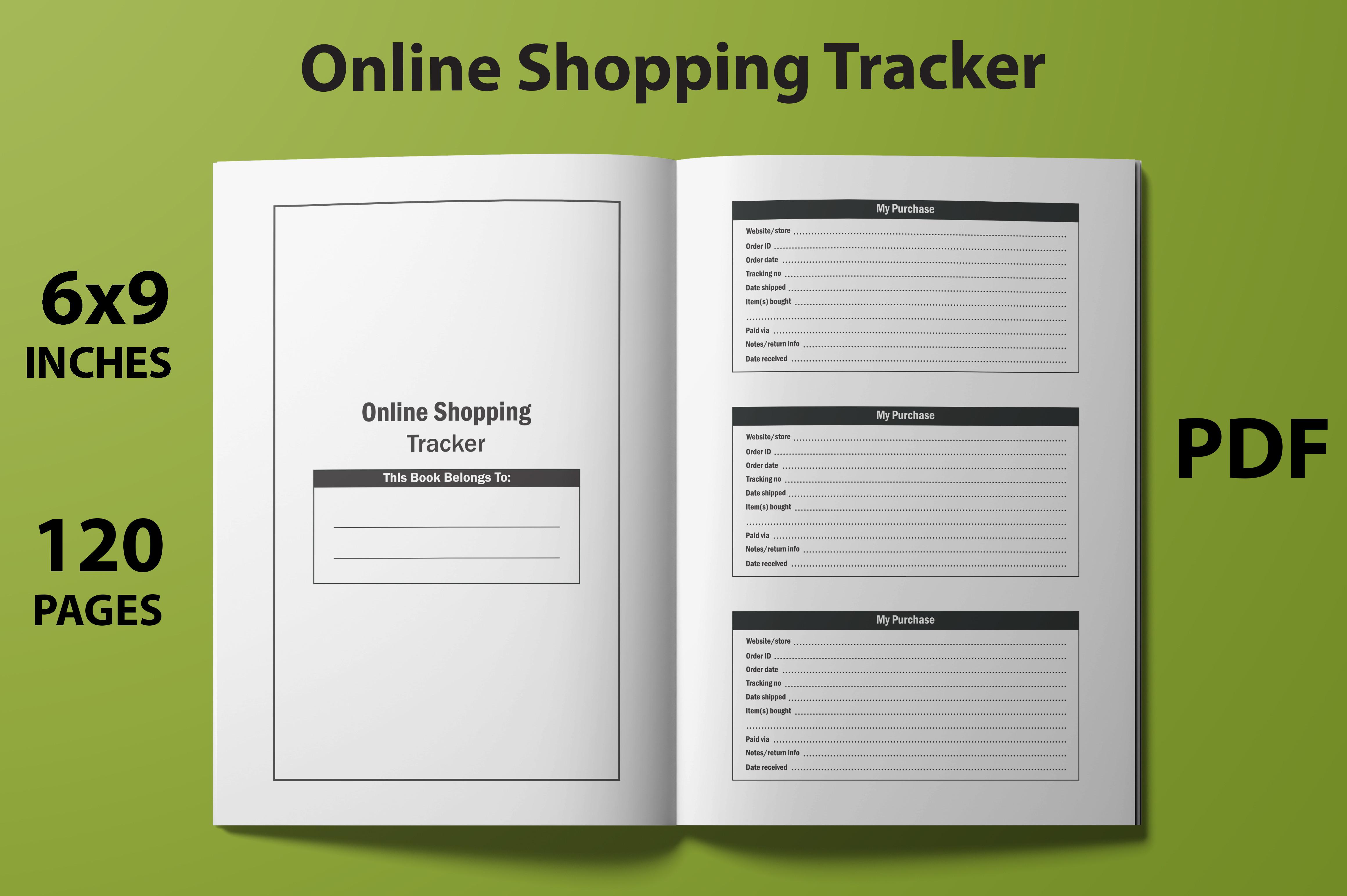 KDP Online Shopping Tracker