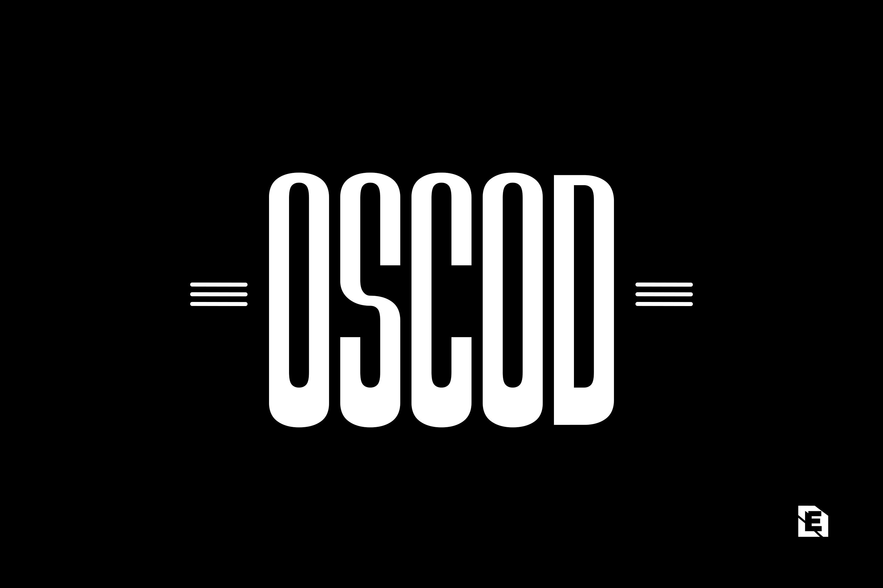 Oscod Font