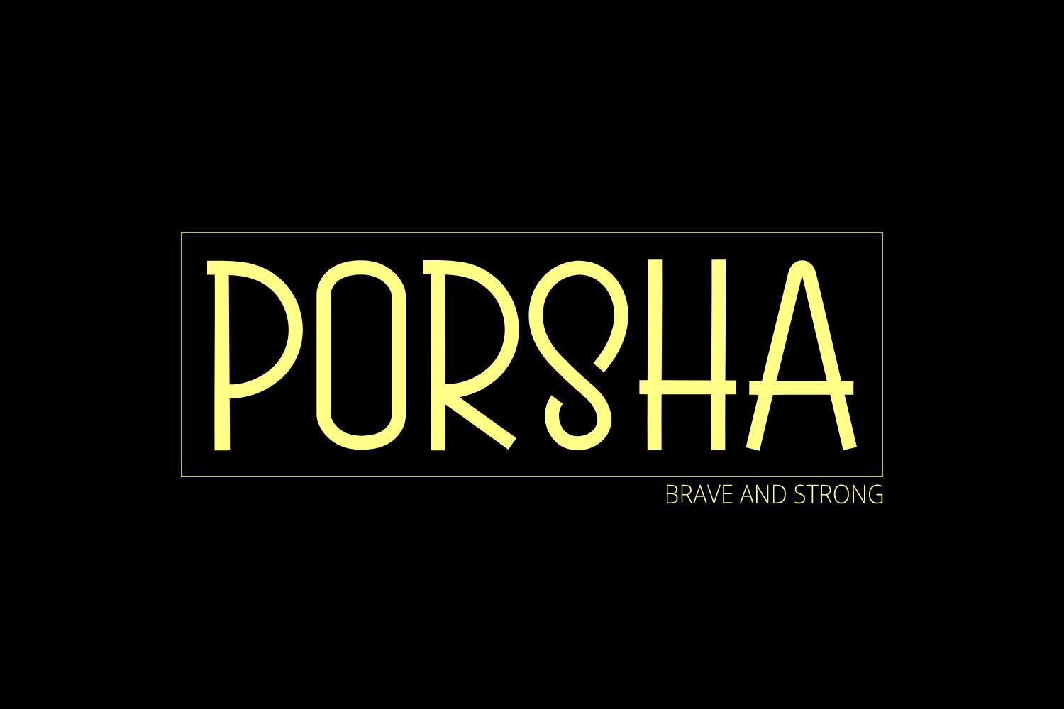 Porsha Font