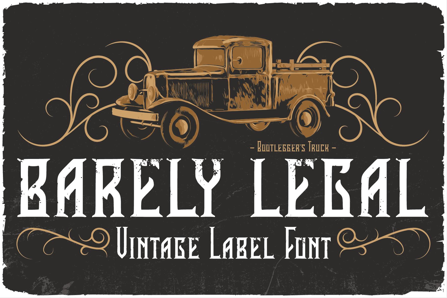 Barely Legal Font