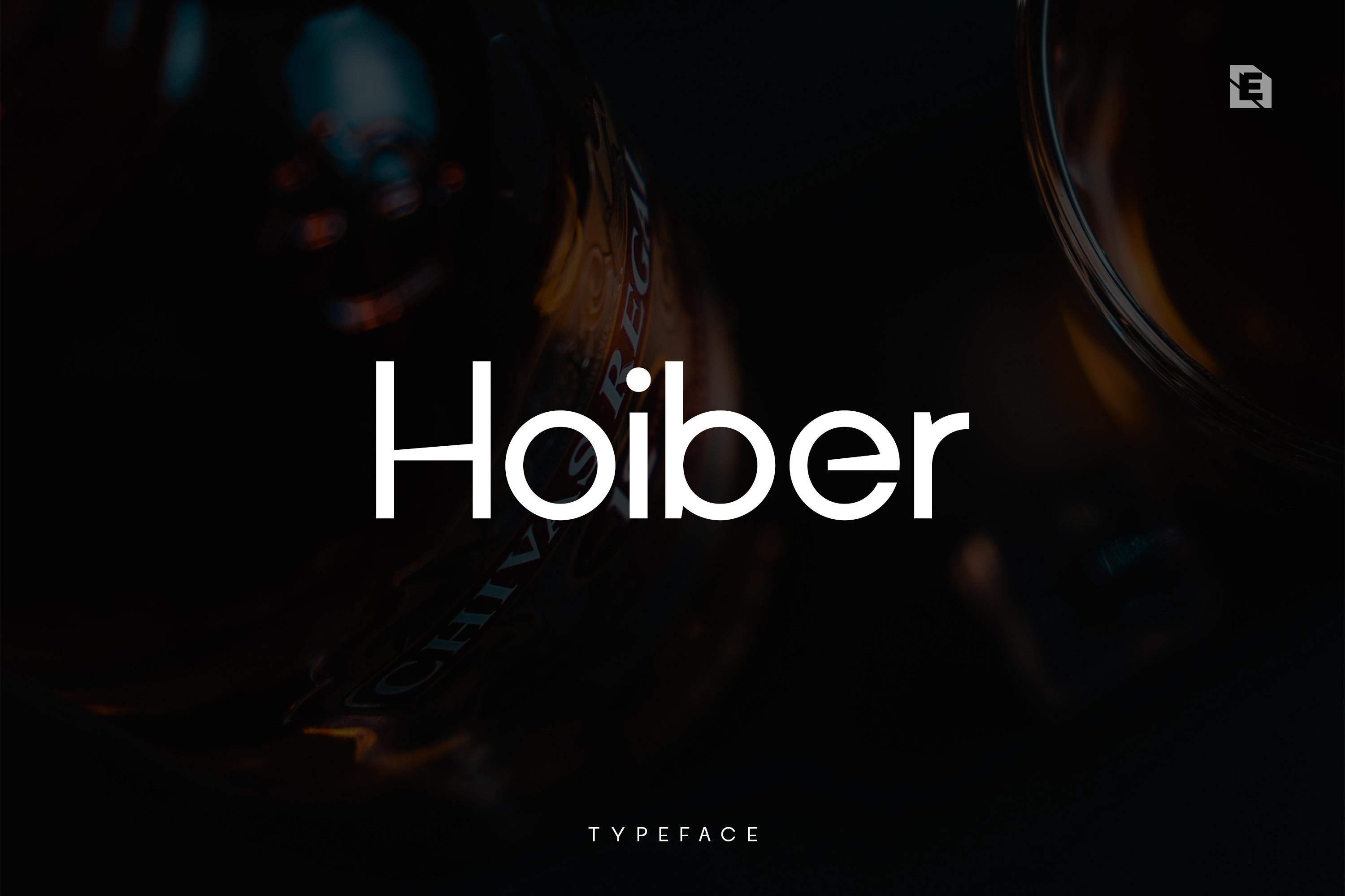 Hoiber Font