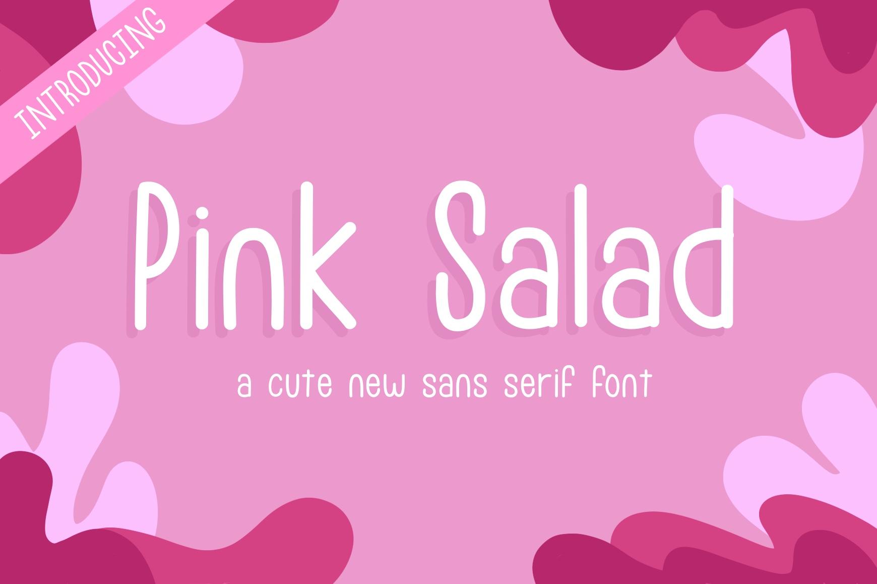 Pink Salad Font
