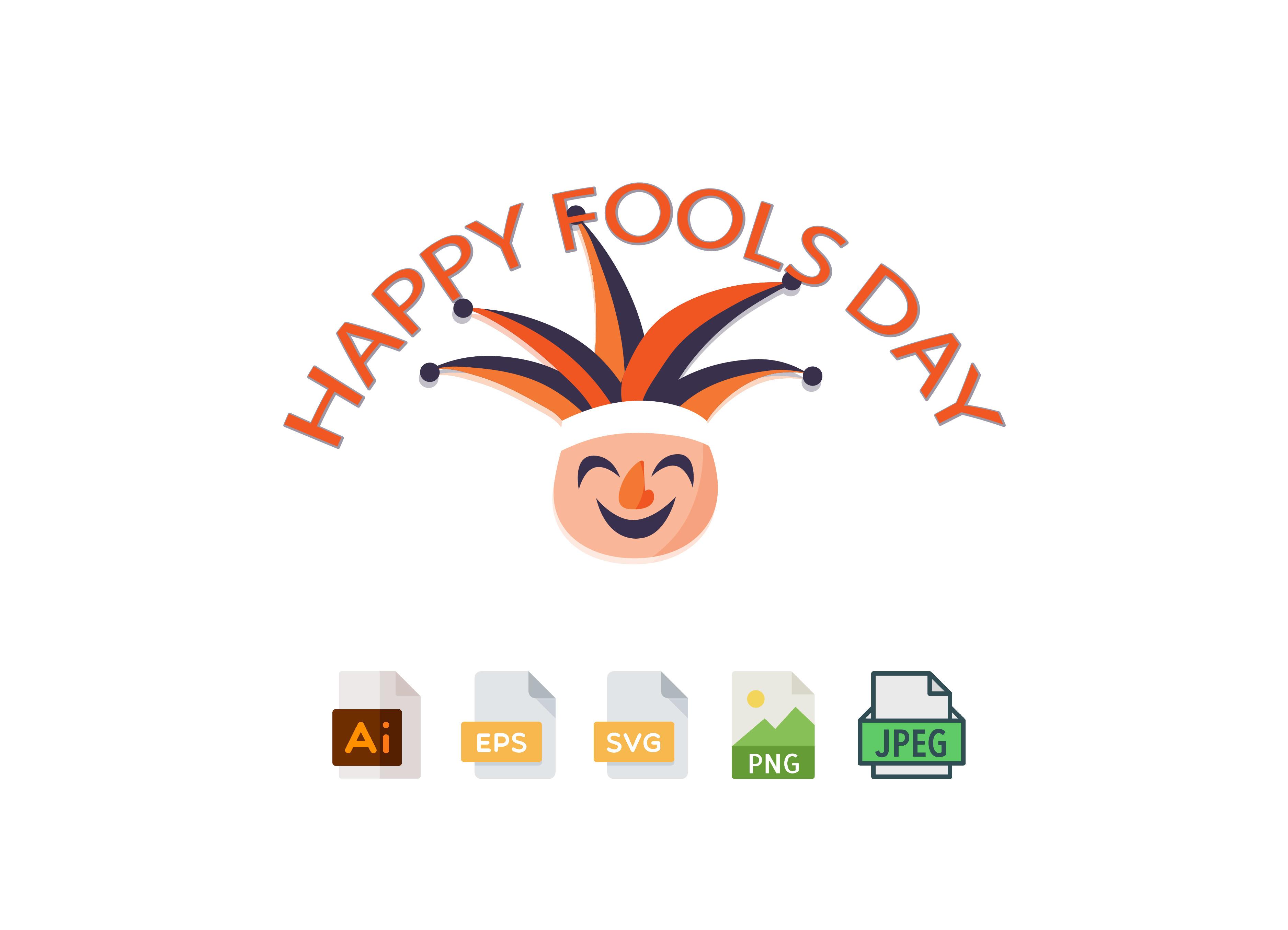 April Fools Day Design SVG
