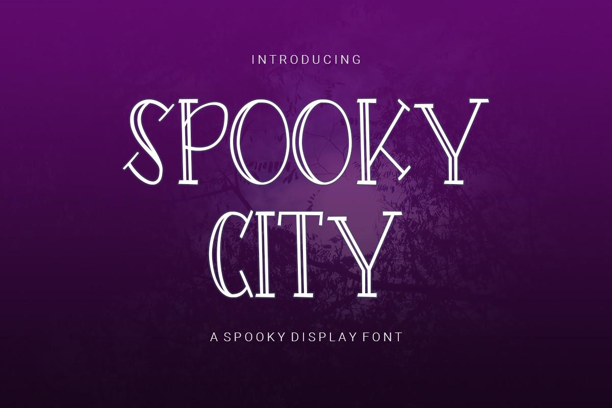 Spooky City Font