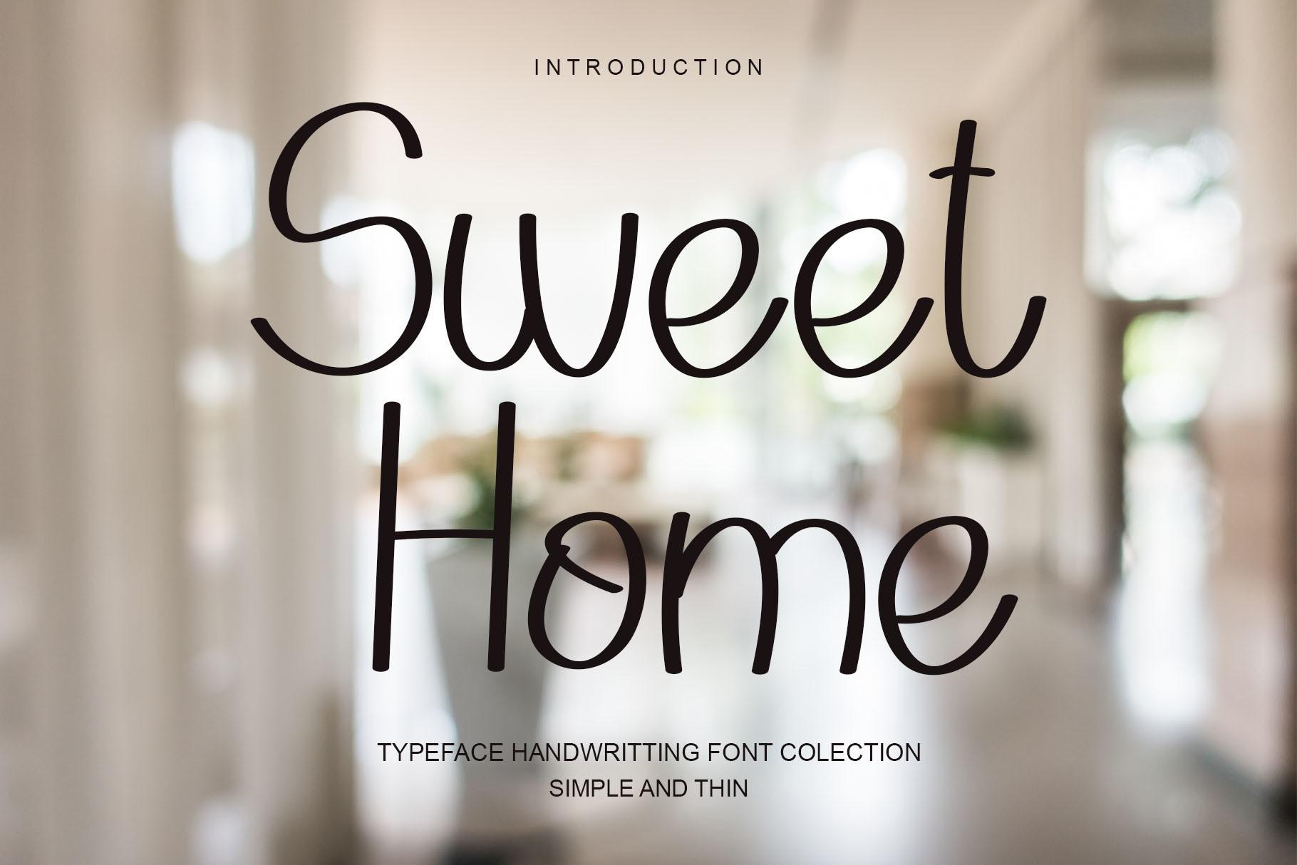 Sweet Home Font