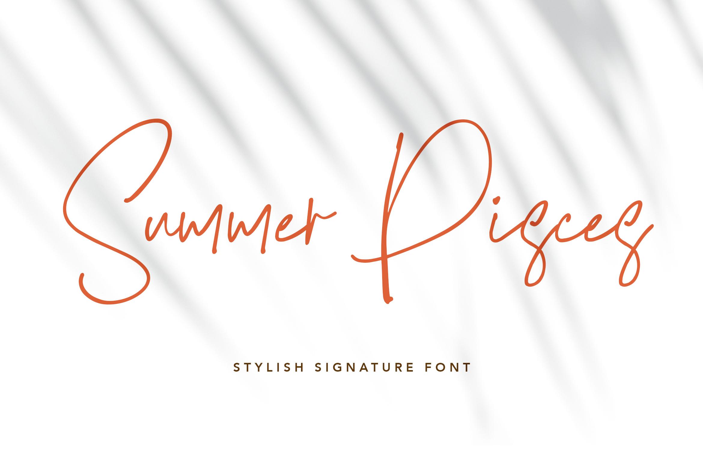 Summer Pisces Font