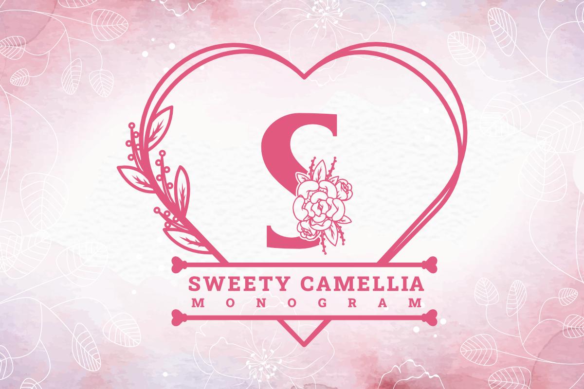 Sweety Camellia Monogram Font