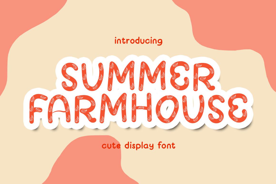 Summer Farmhouse Font