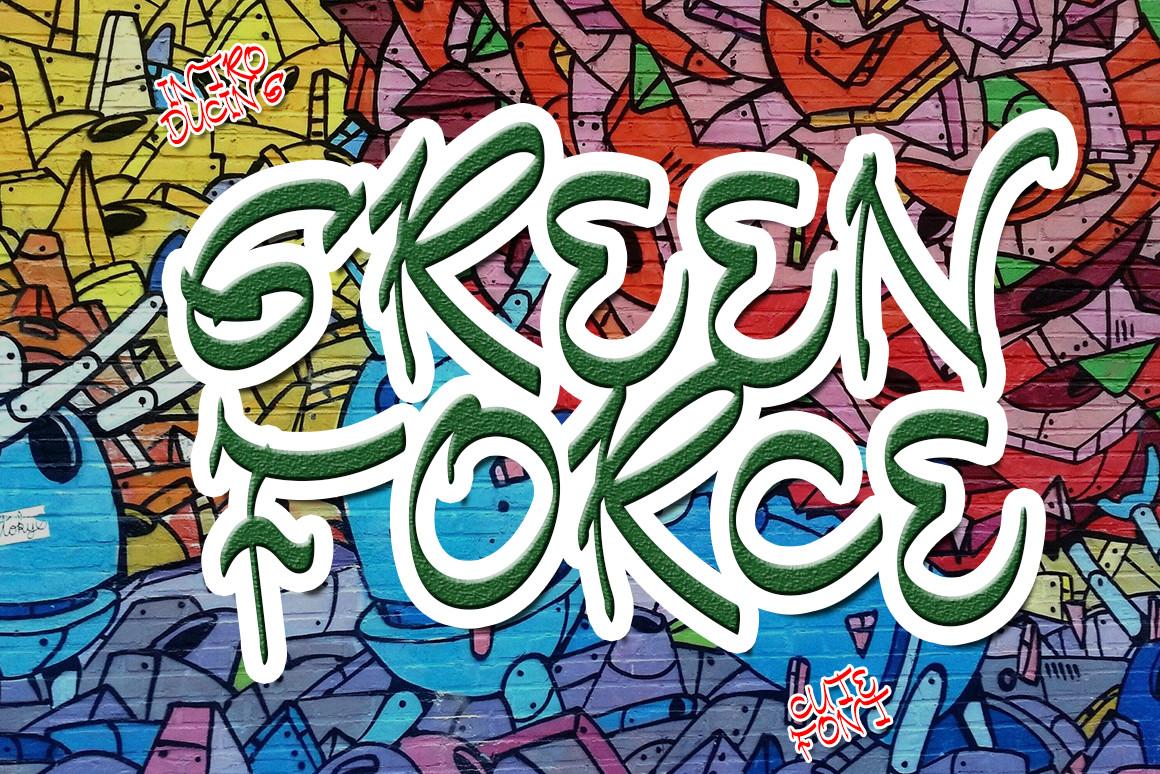 Green Force Font