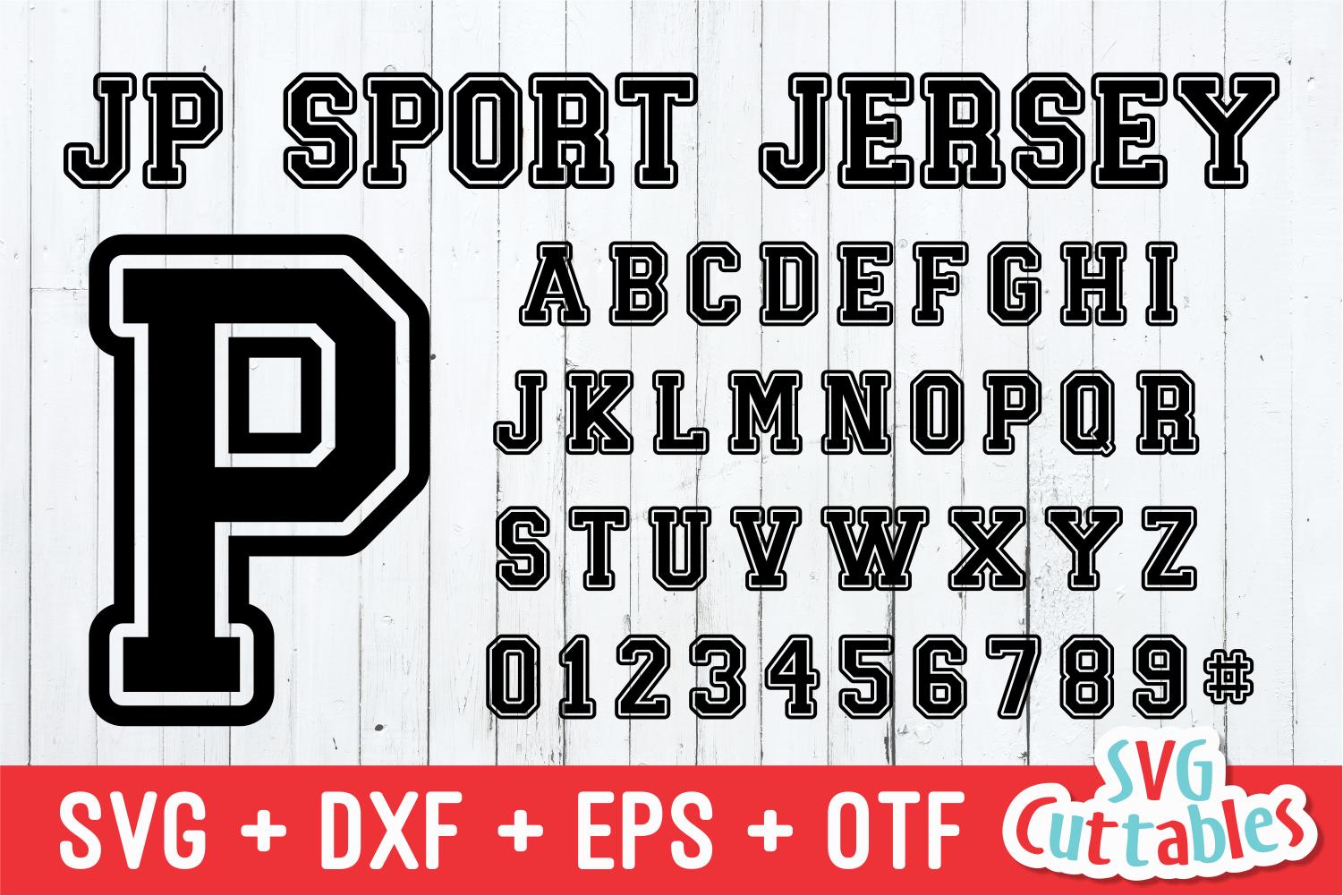 JP Sport Jersey Font