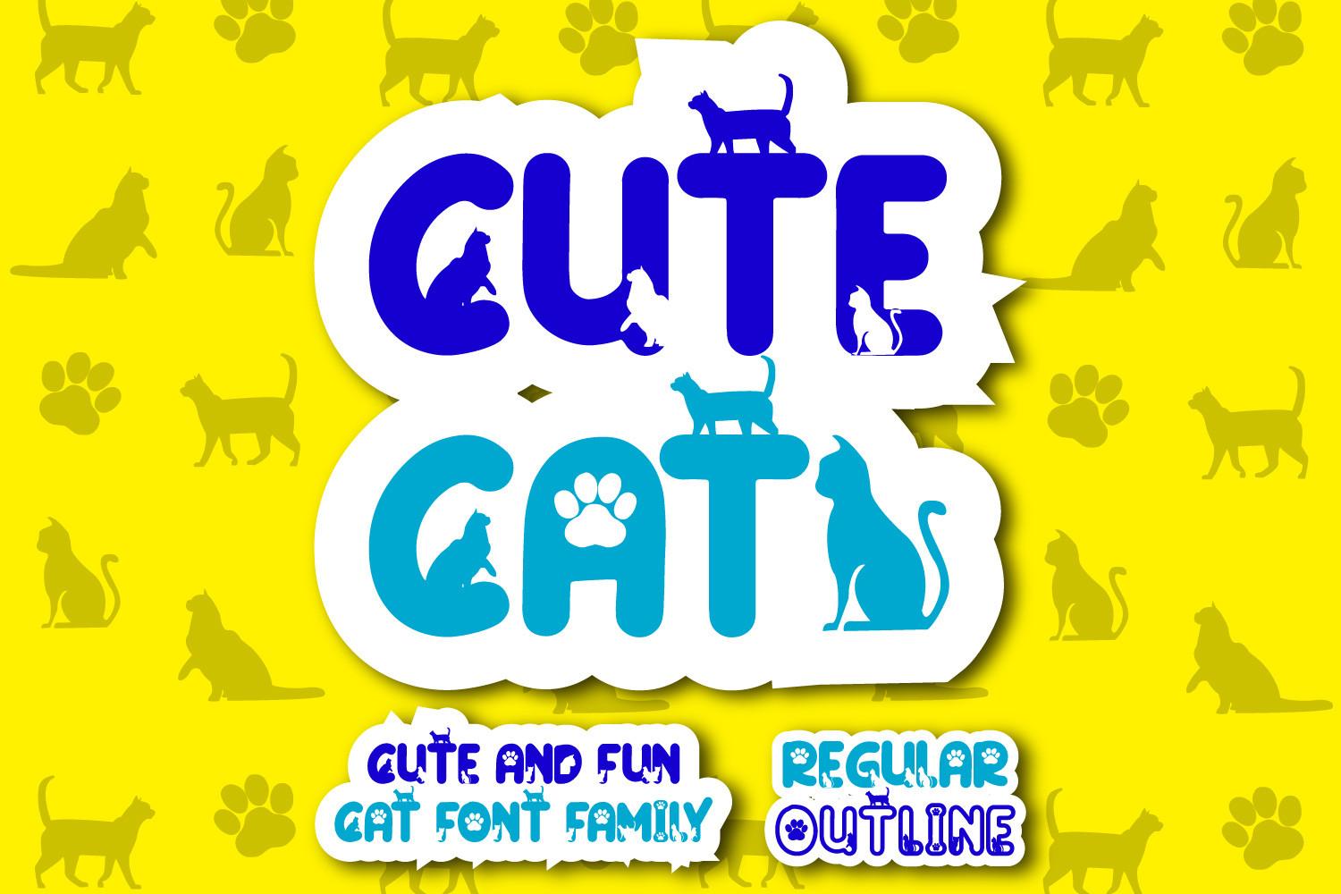 Cute Cat Font