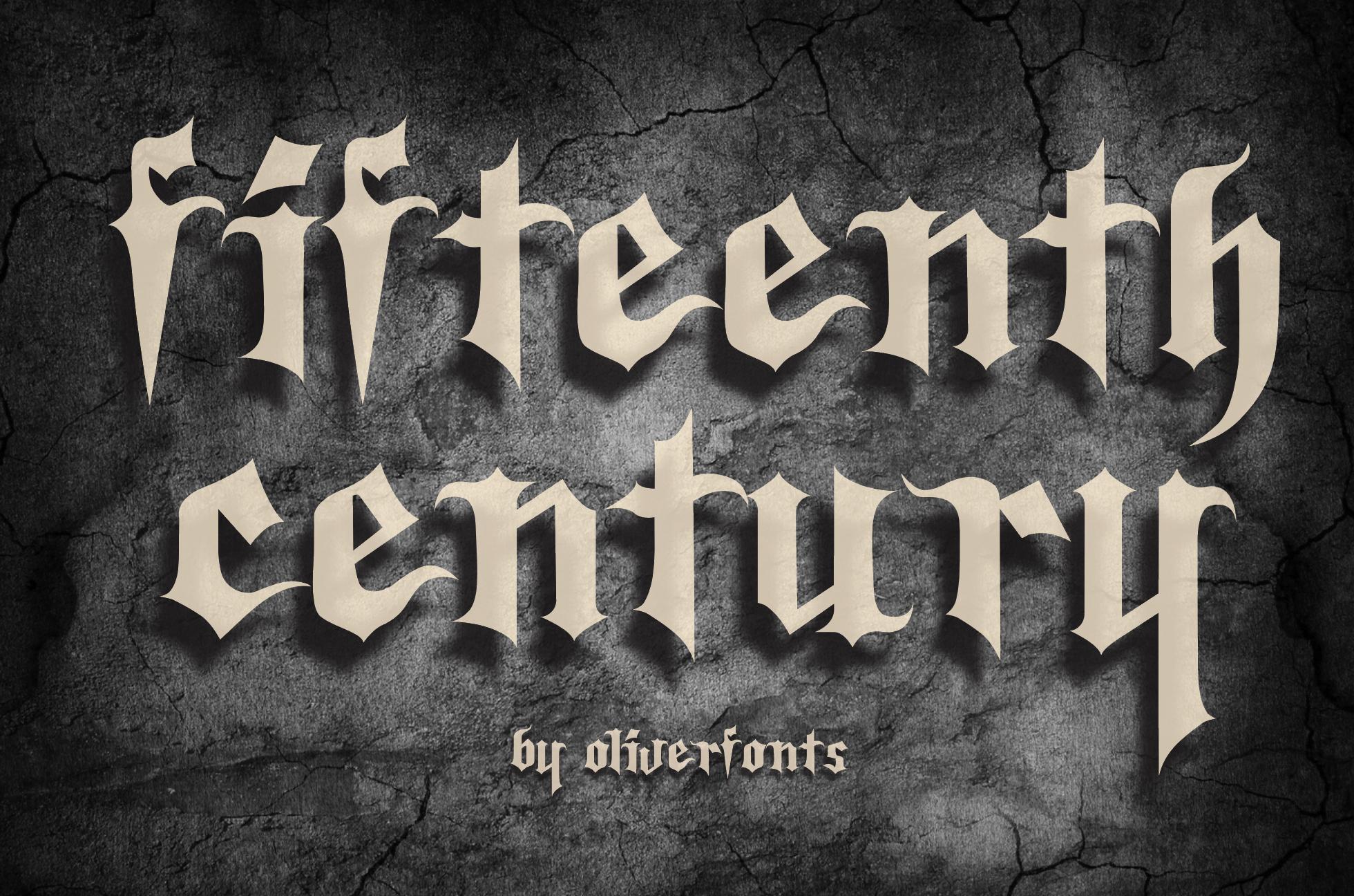 Fifteenth Century Font