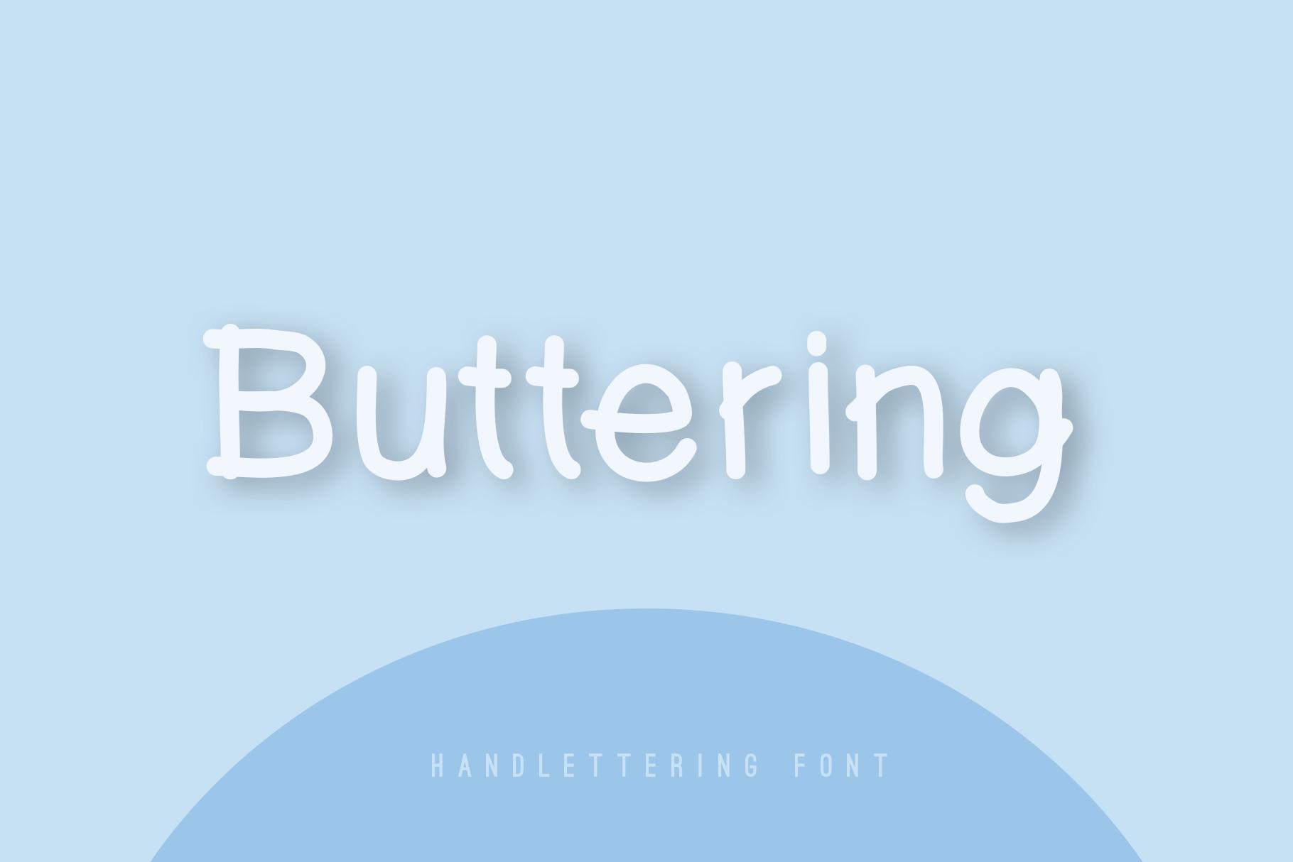 Buttering Font