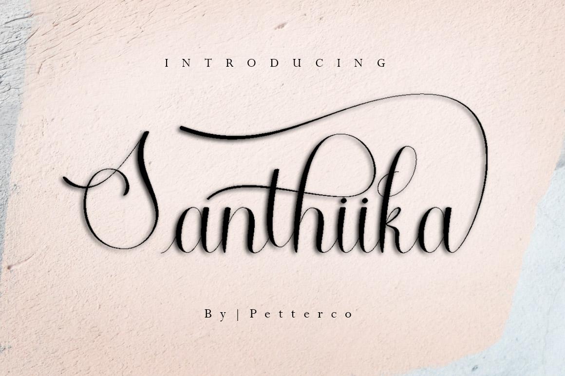 Santhiika Font