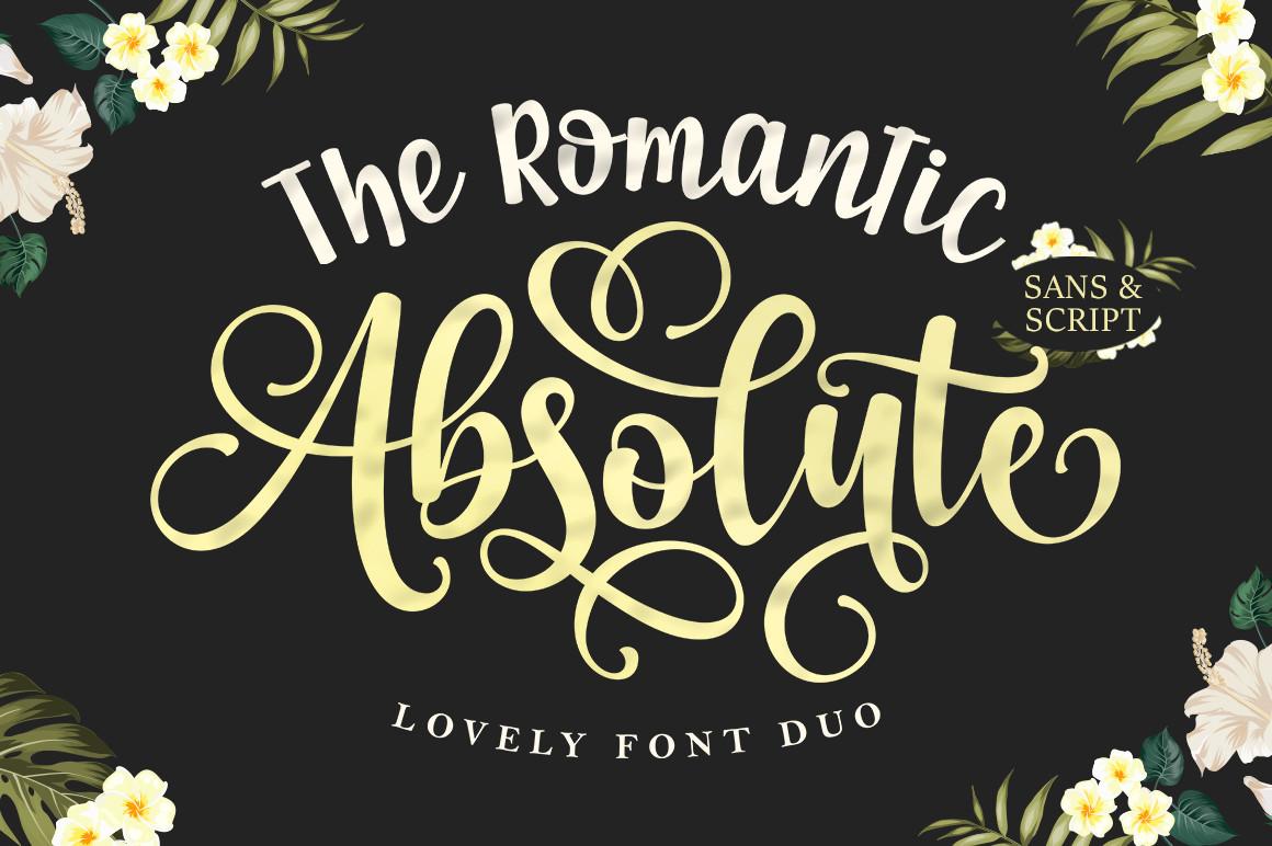 The Romantic Absolute Font