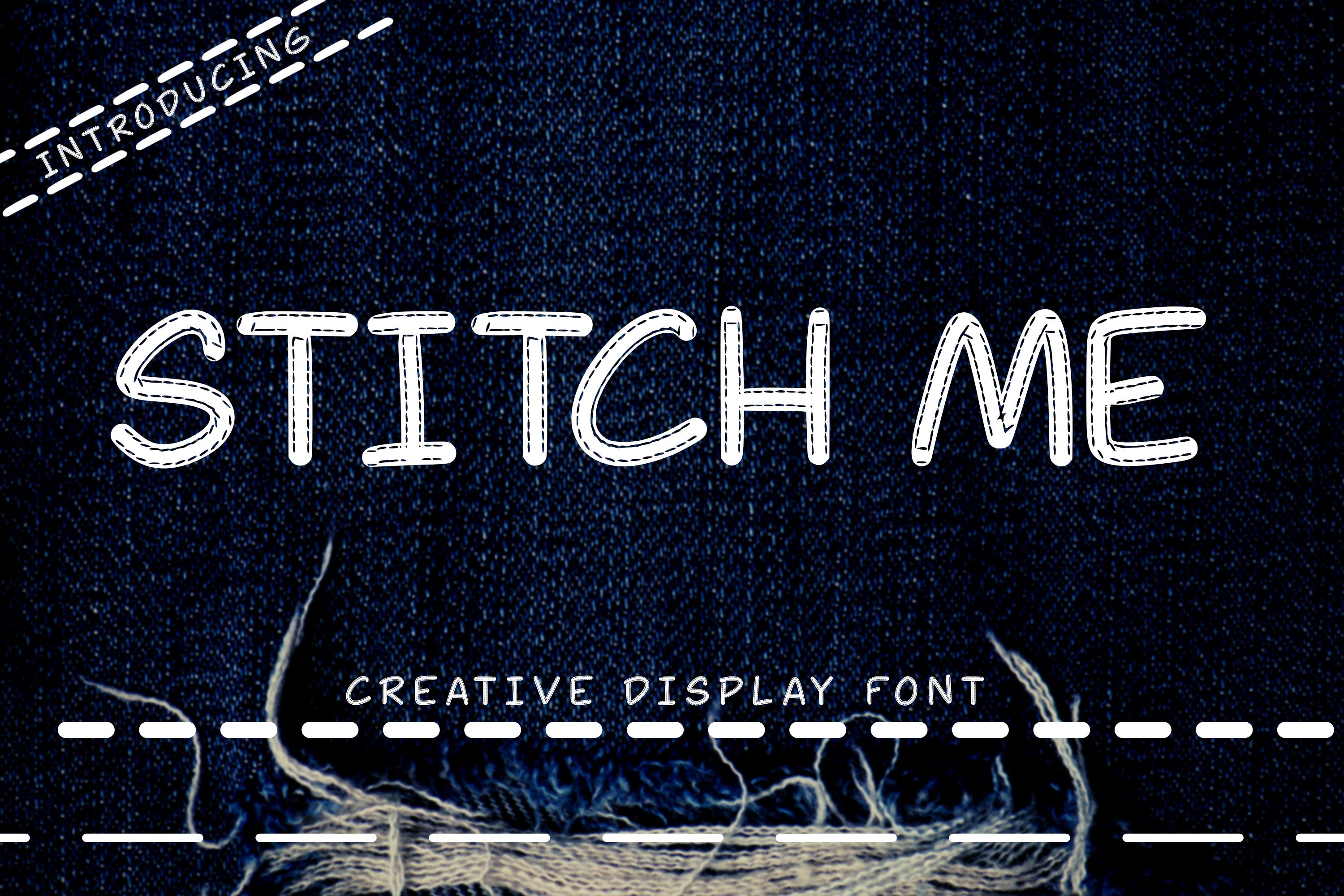 Stitch Me Font