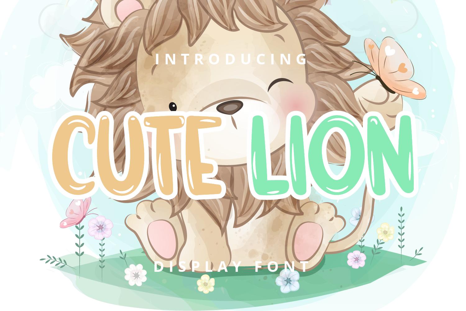 Cute Lion Font