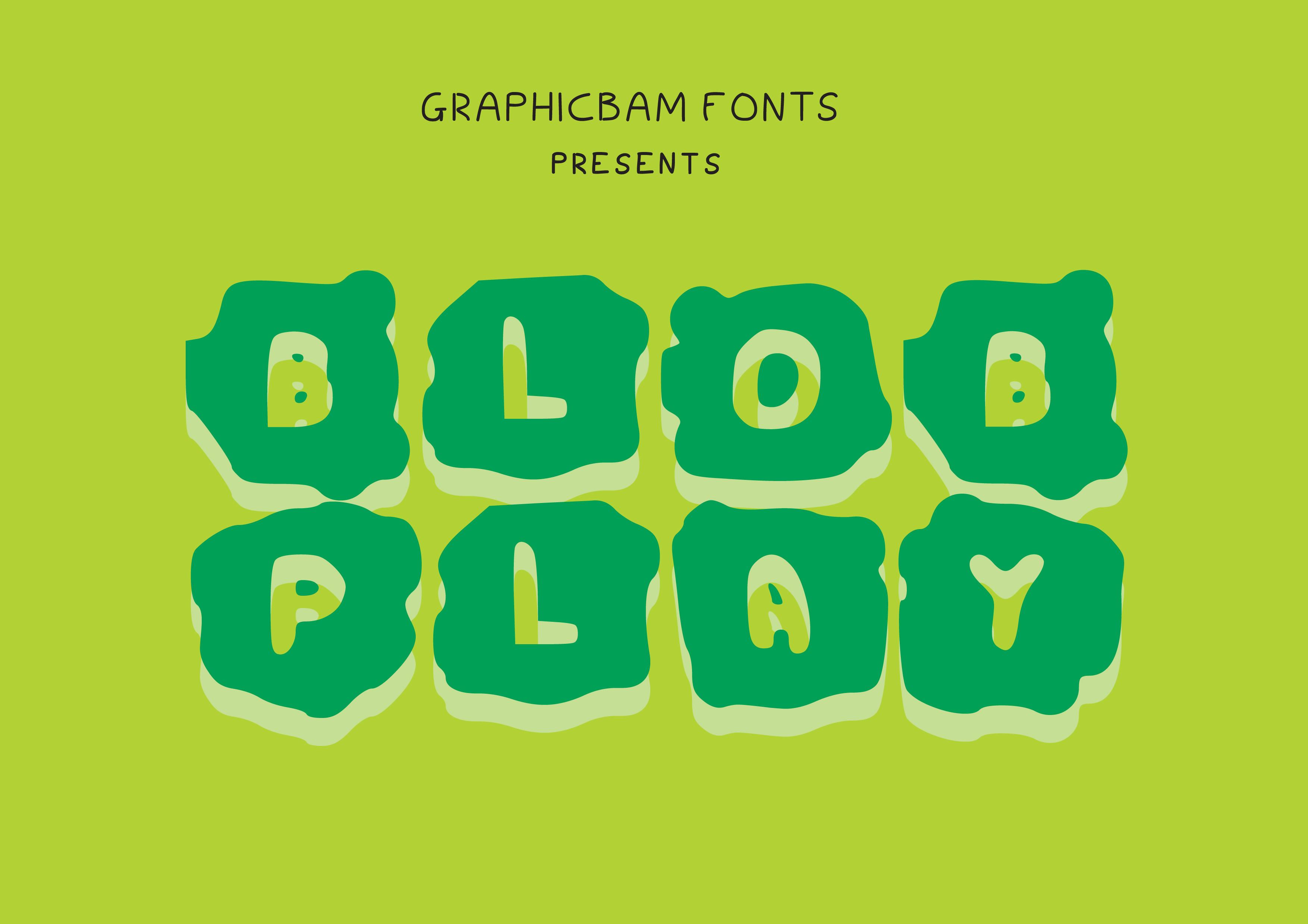Blob Play Font