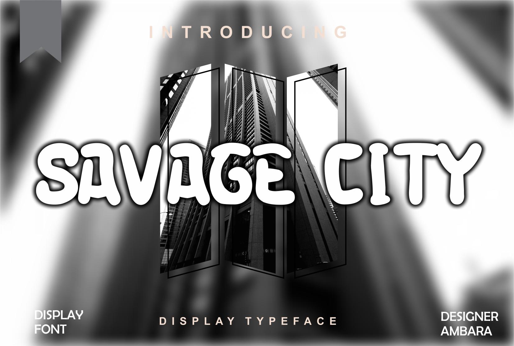 Savage City Font