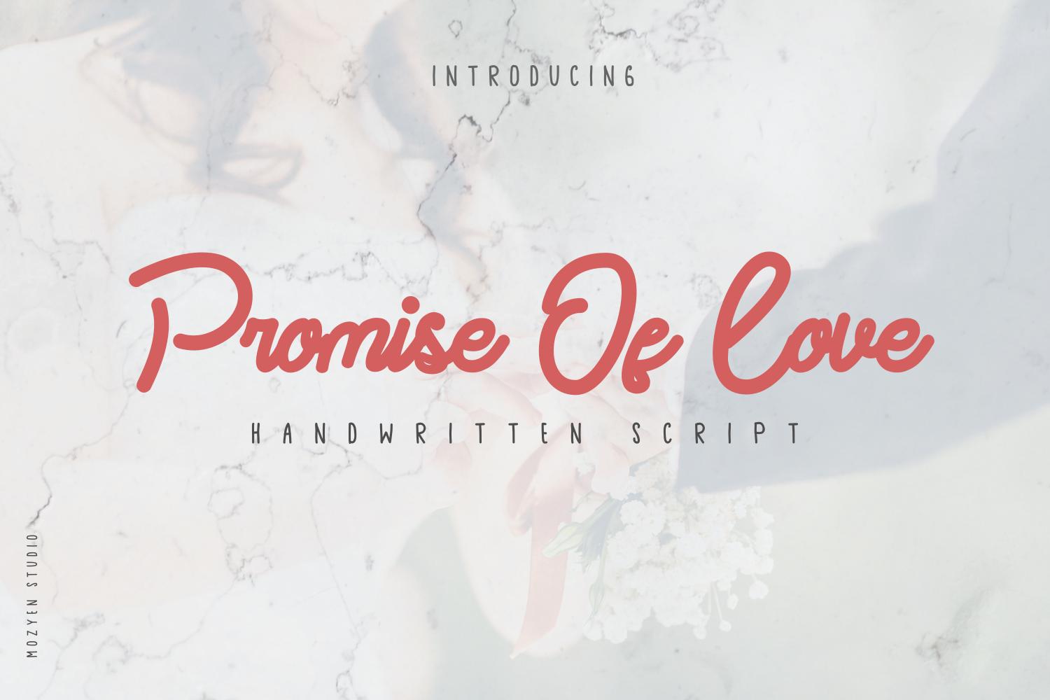 Promise of Love Font