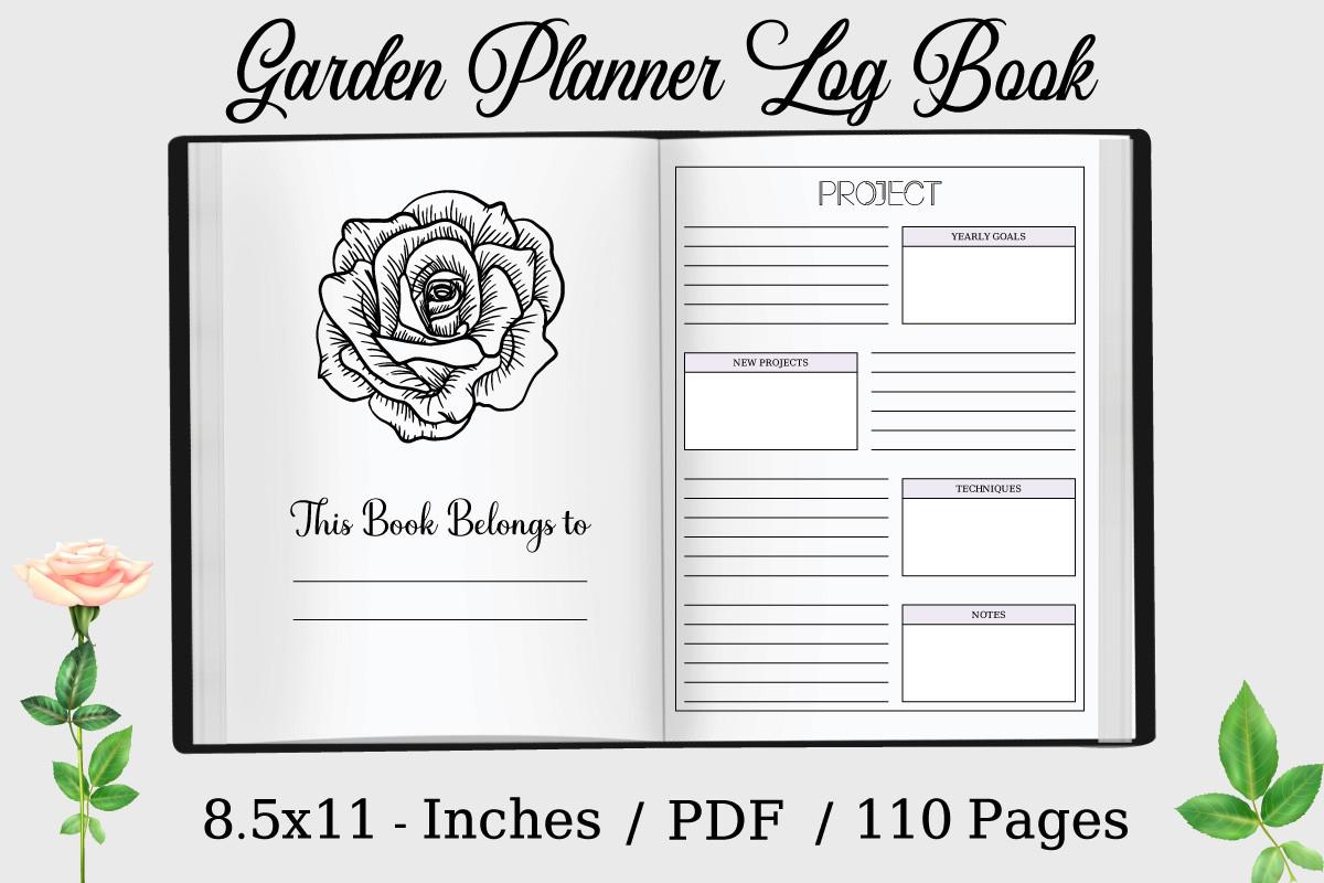 Garden Planner Log Book (KDP Interior)