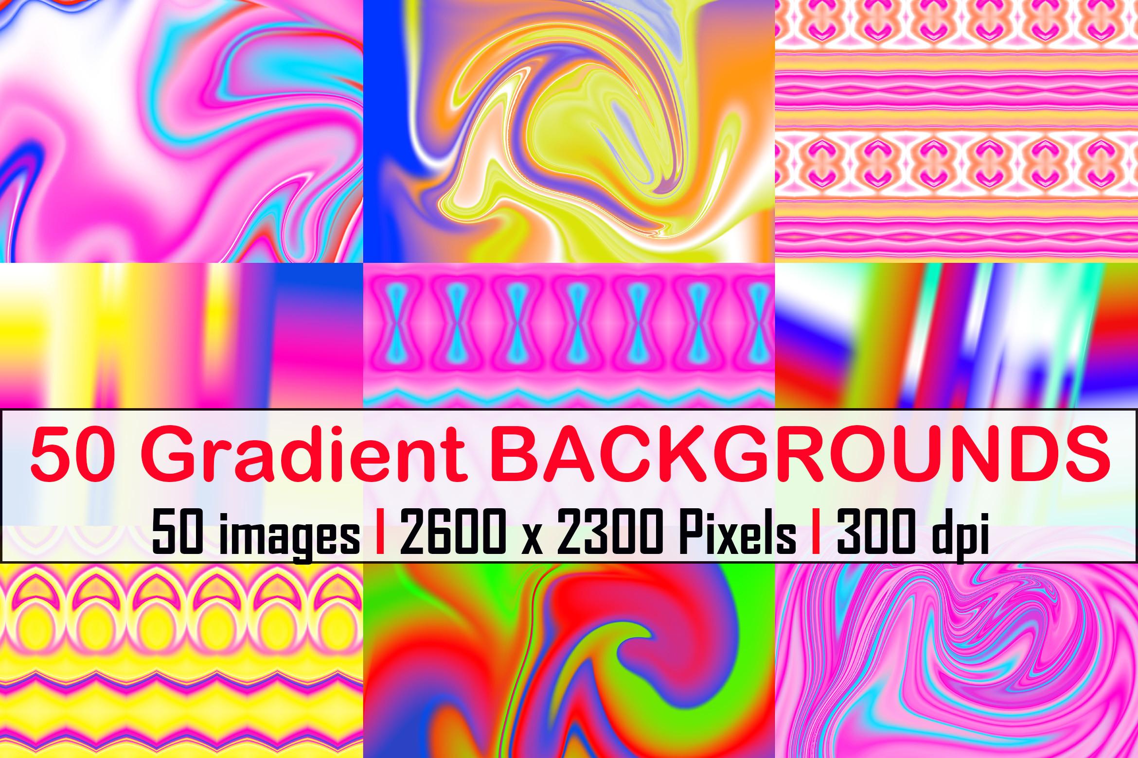 50 Gradient Background in One File
