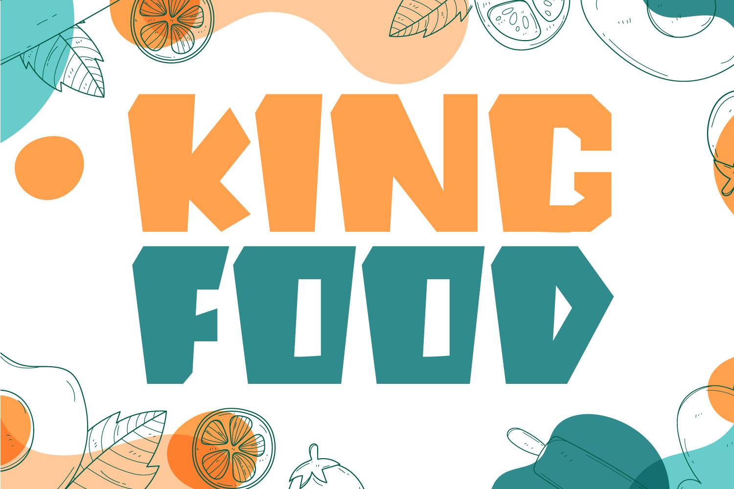 King Food Font