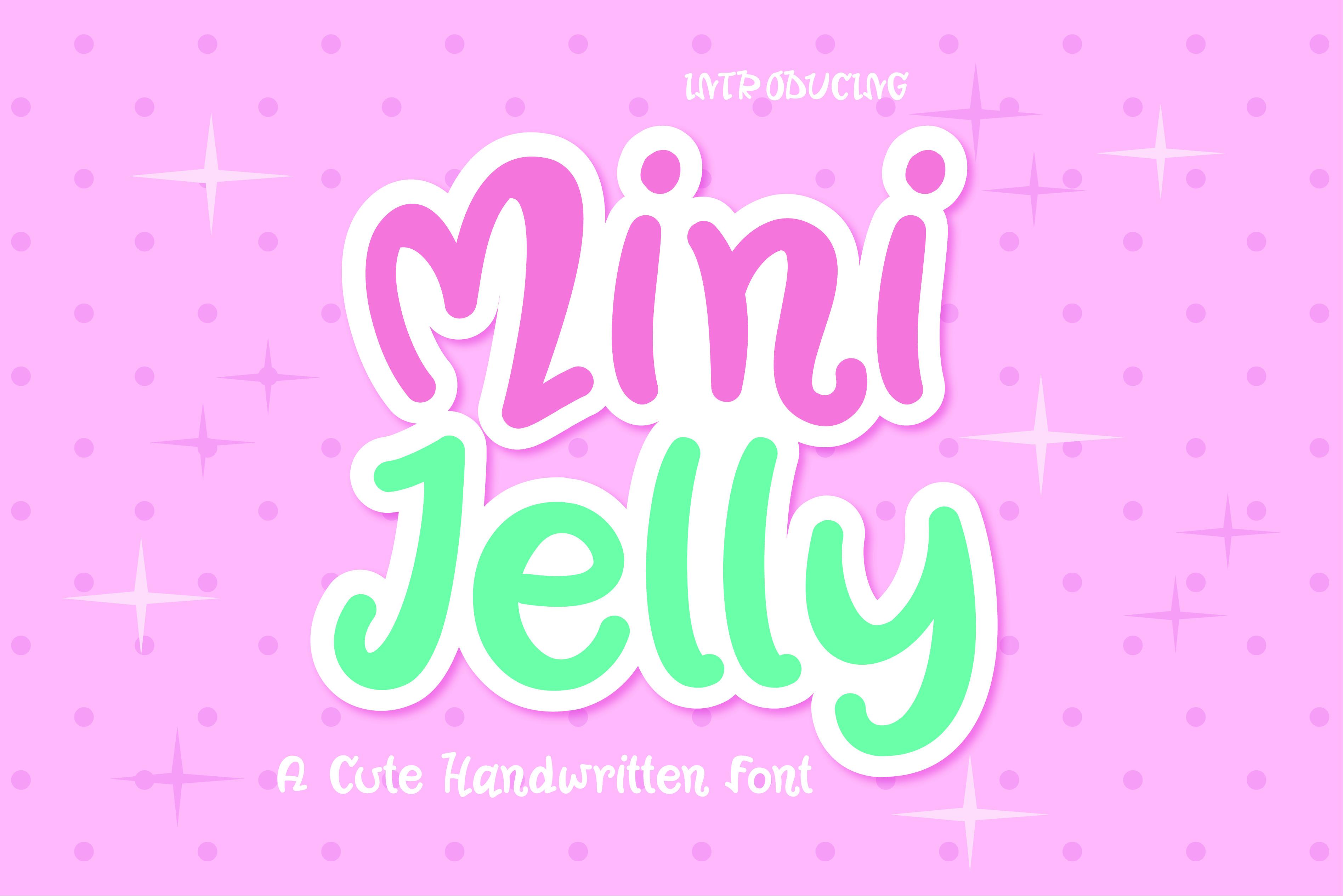 Mini Jelly Font