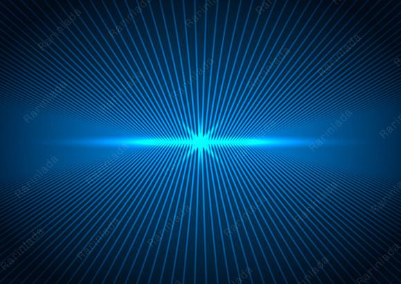 Abstract Tech Blue Lighting Background